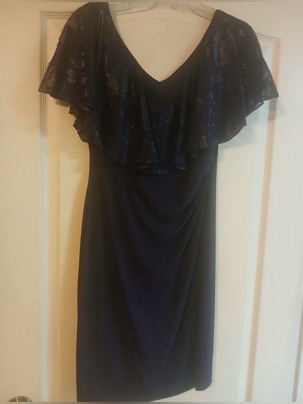Elegant Flutter Sleeve Dress